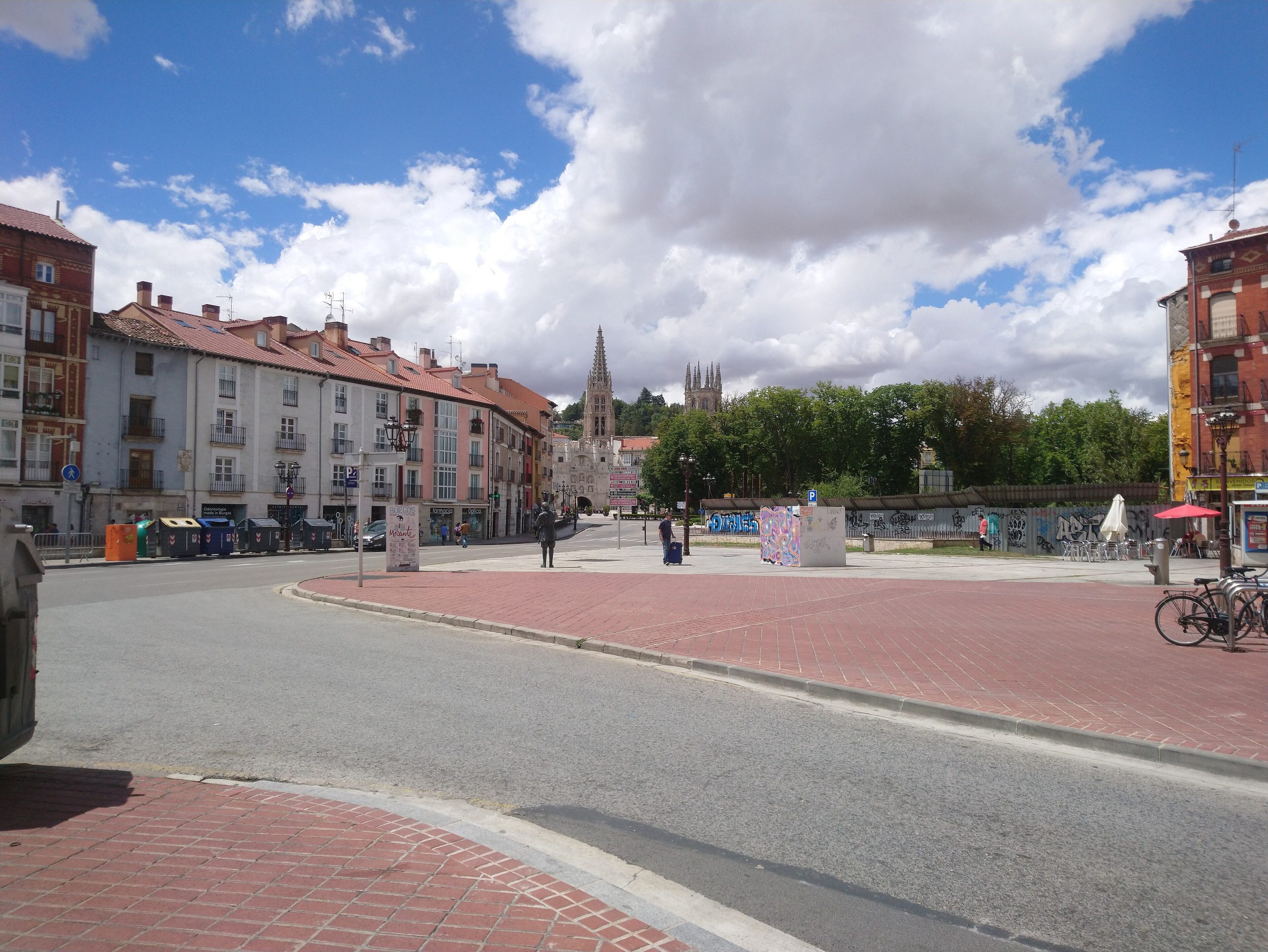 Plaza Vega donde el guardia